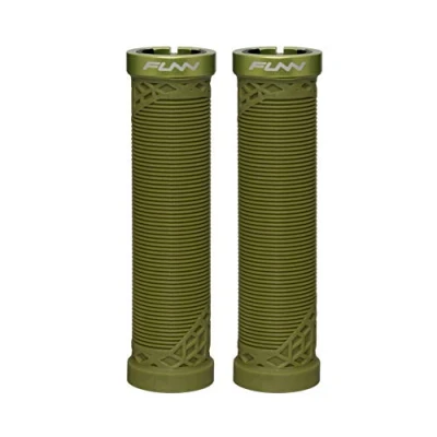 Imagen de Funn Hilt Puños de Manillar para Bicicleta Montaña con Abrazadera Bloqueo Único, Ligeros y Ergonómicos Diámetro Interior 22 mm (Verde Oliva)