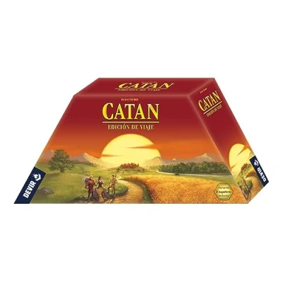 Imagen de Devir Catan Edición de Viaje, Juego Mesa, Mesa con Amigos, 10 años, Compacta del Original (BGPCATA)