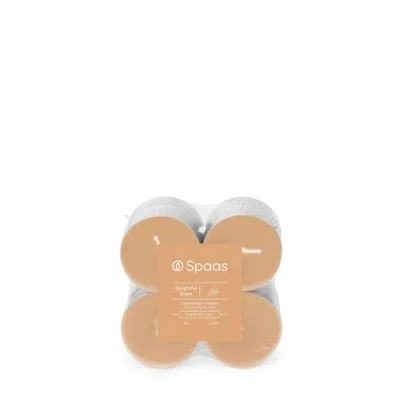 Imagen de Spaas Maxivelas de té perfumadas, 10 h, paquete 8 unidades, aroma Delightful Dawn