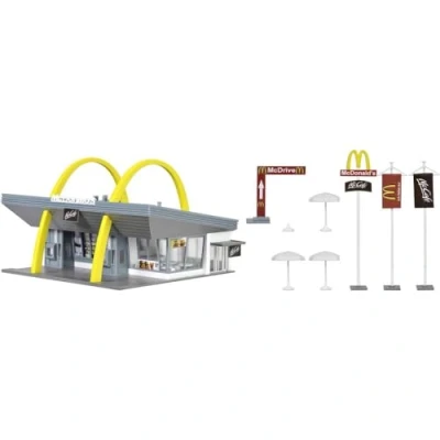 Imagen de Vollmer 43634 McDonald&#039;s con McDrive, 17,5 x 16 10 cm