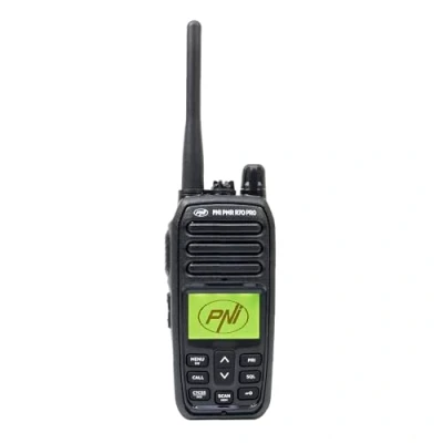 Imagen de Emisora de Radio portátil PNI PMR R70 Pro 446MHz, 16CH 0.5W, 99 Canales programables PC, 50 Tonos CTCSS y 166 DCS, IP67, no Requiere Licencia