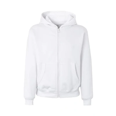Imagen de Mukua Byron Kids, Sudadera niños con cremallera y capucha, color White, Talla 7/8