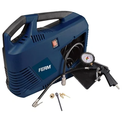 Imagen de Compresor portátil FERM (1100 W, 230 V, Set de 8 Piezas)