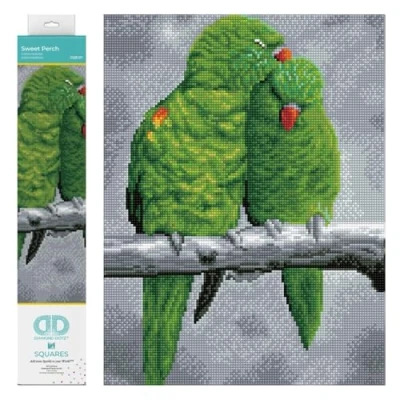 Imagen de DIAMOND DOTZ Squares DQ8 Kit intermedio, Color Perca Dulce, 31 x 41cm (DQ8.011)