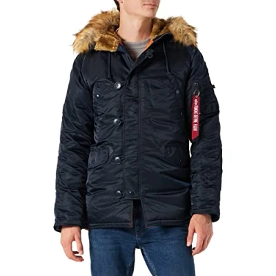 Imagen de Alpha Industries Abrigo de invierno, Hombre, Talla: Large, Blue