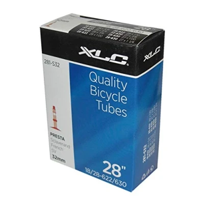 Imagen de XLC Cámara Road, válvula Presta (Fina), Unisex Adulto, Negro, 700 x 18/28C 18/28 622/630 SV 32 mm