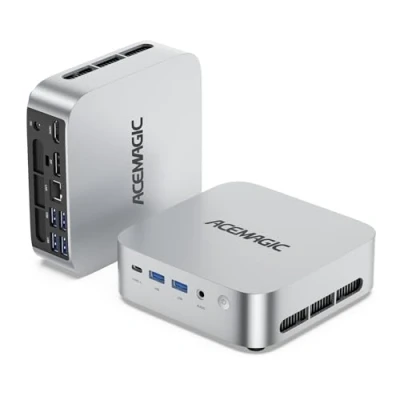 Imagen de ACEMAGIC M1 Mini PC,AMD Ryzen 7 6800H(8C/16T,hasta 4,7 GHz),AMD Radeon™ Graphics,16GB DDR5 512GB SSD Ordenador,Win 11 Pro Micro PC Soporte 4K Triple Pantalla/2.5G LAN/WiFi 6/BT5.2