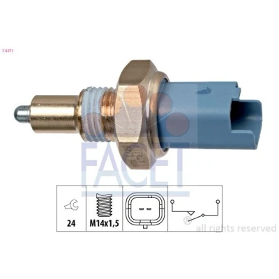 Imagen de FACET 7.6271 Interruptor, piloto de marcha atrás Made in Italy OE Equivalent RENAULT: SCENIC 2, CLIO LAGUNA DACIA: Dokker Express, SANDERO 2