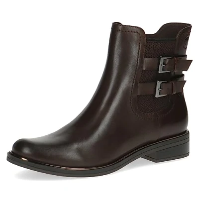 Imagen de CAPRICE 9 25309 41, Botines planos con cordones para Mujer, Marrón (Dk Brown Nappa), 40 EU