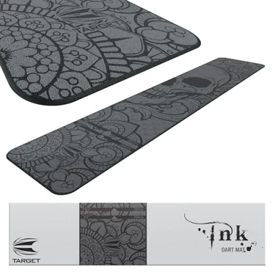 Imagen de TARGET Ink Design Darts Mat Alfombrilla para Dardos con diseño de Tinta, Unisex, Estándar