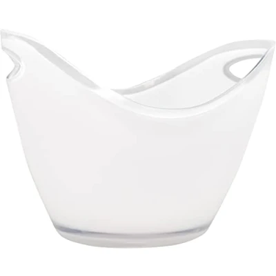 Imagen de VB VIN BOUQUET FIE 976 Cubitera, 2 Botellas, Ideal para Enfriar Tus Botellas en Color Blanco
