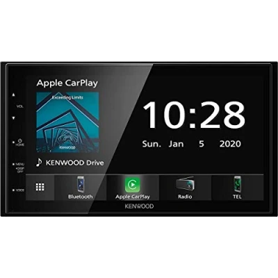 Imagen de Pantalla con Radio y Navegación GPS Equipo Multimedia para el Coche de 6.8 Pulgadas CarPlay, Android Auto Bluetooth, 2 DIN Kenwood DMX5020BTS