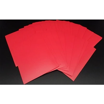 Imagen de docsmagic.de 100 Mat Red Card Sleeves Standard Size 66 x 91 Pochettes Rouge PKM MTG