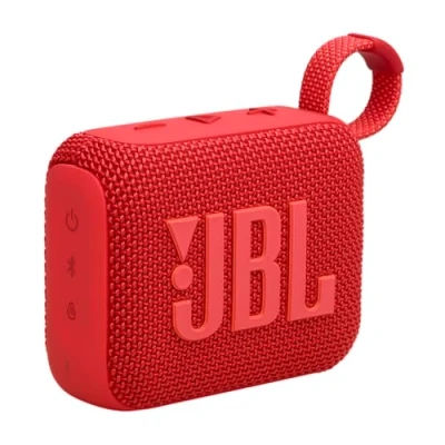 Imagen de Altavoz inalámbrico JBL Go 4, 4.2 W, Bluetooth, 7h autonomía, Resistente al polvo y agua IP67, Rojo