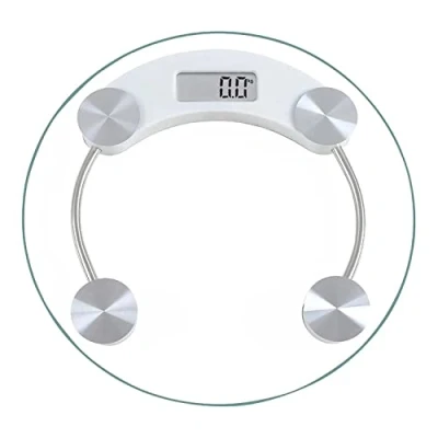 Imagen de BASCULA DE PESO CORPORAL ELECTRONICA CRISTAL CAPACIDAD 180 KILOS PANTALLA LCD BAÑO ALTA PRECISION MP BC7349