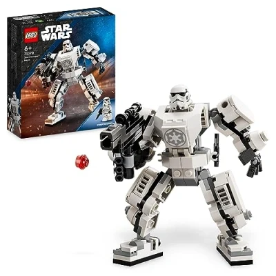 Imagen de LEGO 75370 Star Wars Meca Soldado Imperial, Maqueta de Figura Acción para Construir con Piezas Articuladas, Cabina Minifigura y Gran Cañón Disparo, Juguete Coleccionable