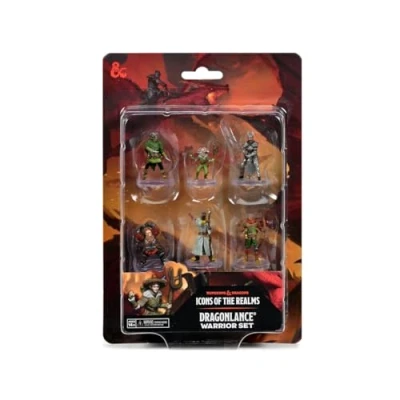 Imagen de WizKids D&amp;D Icons of The Realms: Dragonlance Set de guerreros en miniaturas mazmorras y dragones
