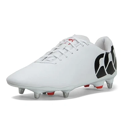 Imagen de Canterbury Speed Raze Soft Ground Rugby Boots, Botas Hombre, White, 47 EU