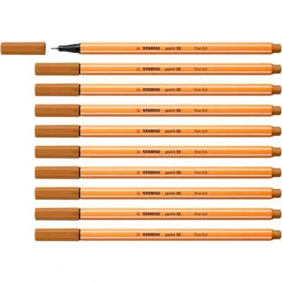 Imagen de Rotulador stabilo punta de fibra point 88 ocre oscuro 0,4 mm