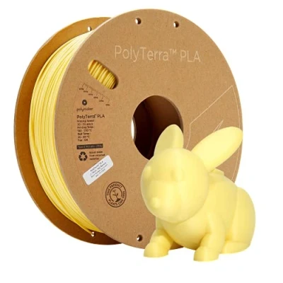 Imagen de Polymaker PolyTerra PLA Banana 1.75mm 1kg