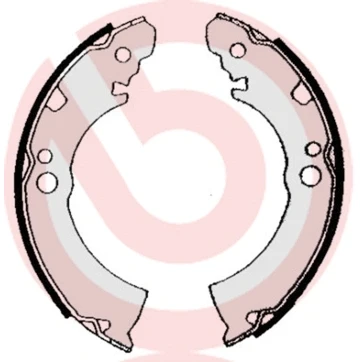 Imagen de BREMBO S 56 504 Zapatas de Freno 180 26