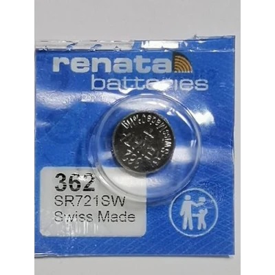 Imagen de Renata Batería 362 SR721SW PLATA 1,55 V fabricada en Suiza (electrónica/baterías/baterías de reloj)
