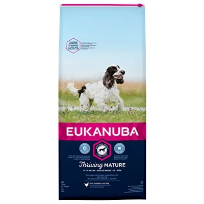 Imagen de EUKANUBA Edad avanzada Próspero Raza Mediana rico en pollo fresco [12 kg]