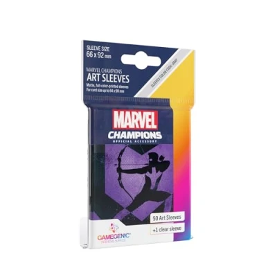 Imagen de Gamegenic Marvel Champions Sleeves Hawkeye Multilenguaje (incluye Español)