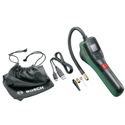 Imagen de BOSCH EasyPump 0 603 947 000 Compresor de aire 150 Batería, eléctrico con batería recargable, portátil, digital