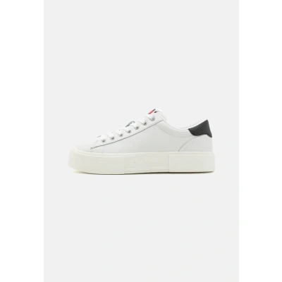 Imagen de Tommy Jeans Foxing Flatform Zapatillas, Mujer, Talla: 39, Ecru/black Zapatos