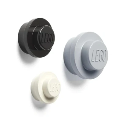 Imagen de Room Copenhagen Lego Colgador de Tres Colores y tamaños, Gris, Negro, Blanco, talla única, 3
