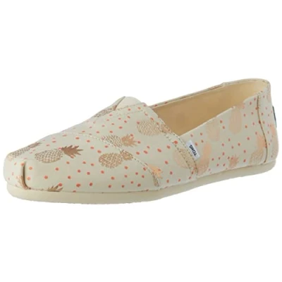 Imagen de TOMS ALPARGATA PRINT, Mocasines Planos Mujer, Beige (Beis Piñas), 36 EU