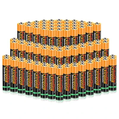 Imagen de EXTRASTAR Batería de Carbón AAA 1,5 voltios, 400mAh No7 Pilas, Gama Performance, 72 Pcs