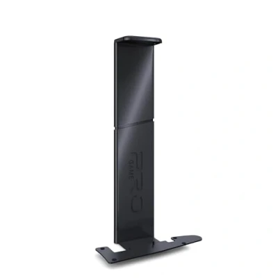 Imagen de Elegante Soporte de Pared PS5 SLIM para Disco y versión Digital conexión alimentación a la Izquierda Playstation 5, Accesorios PS5, Negro