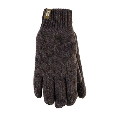 Imagen de HEAT HOLDERS Guantes térmicos De punto para hombre 2,3 tog, Verde Color Caqui, Small/Medium