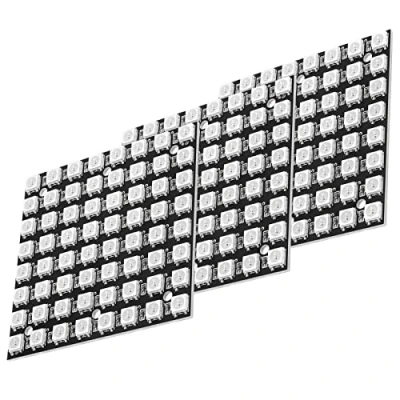 Imagen de AZDelivery 3 x U 64 LED Panel de Matriz CJMCU 8 modulo Compatible con Arduino y Raspberry Pi E Book Incluido!