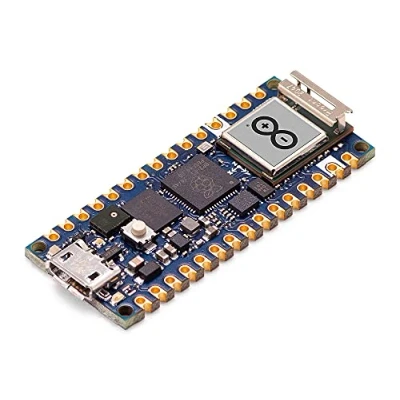 Imagen de Arduino Nano RP2040 Connect sin cabeceras [ABX00052] Microcontrolador Compacto con procesador de Doble núcleo, Wi Fi Integrado, Bluetooth y sensores para IoT proyectos Inteligentes