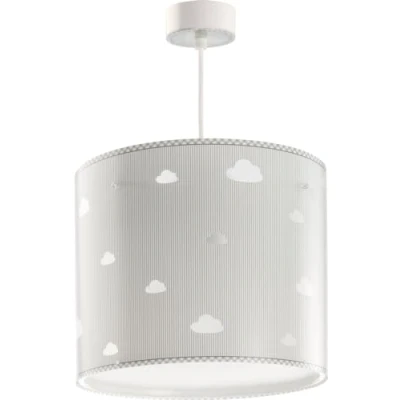 Imagen de Dalber Lámpara infantil de techo colgante Sweet Dreams Nubes Gris, E27, 62012E