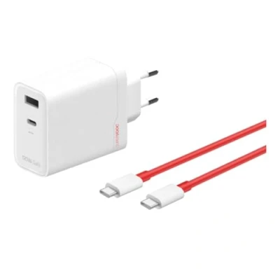 Imagen de OnePlus SuperVOOC USB C + A Cargador Rápido 120W Blanco
