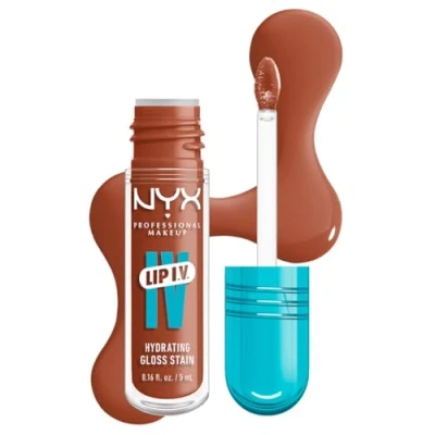 Imagen de NYX Professional Makeup, Lip IV Hydrating Gloss Serum, 01 Caramel Drip