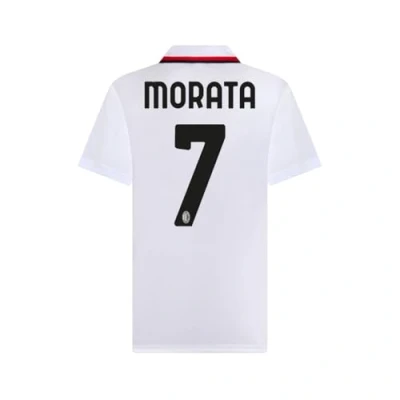 Imagen de AC Milan Camiseta de Fútbol Réplica Estadio, Temporada 2024/2025, Away Morata, Jersey Fútbol, 12 Años