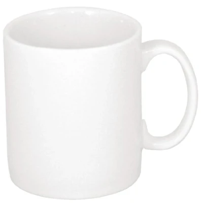 Imagen de 12 tazas de porcelana Athena Hotelware, color blanco, para el café taza o té, que se puede lavar en lavavajillas