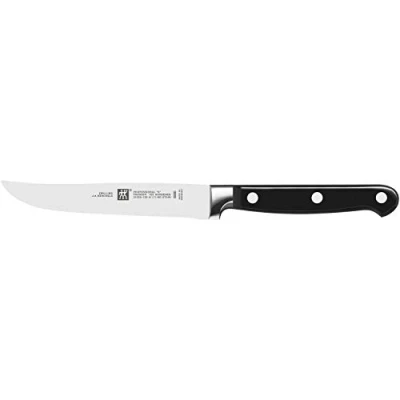 Imagen de Zwilling PROFESSIONAL S Cuchillo chuletero con hoja forjada de una única pieza Sigmaforge, acero inoxidable, 120 mm