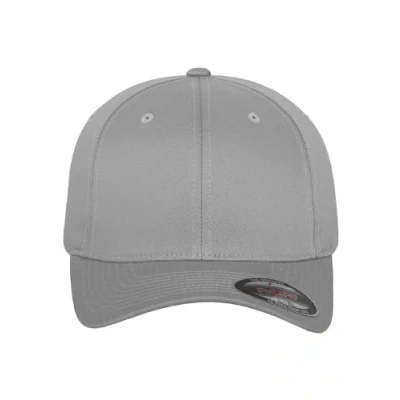 Imagen de Flexfit 6277 Wooly Combed Gorra de béisbol Unisex adulto, Plateado (silver), S M
