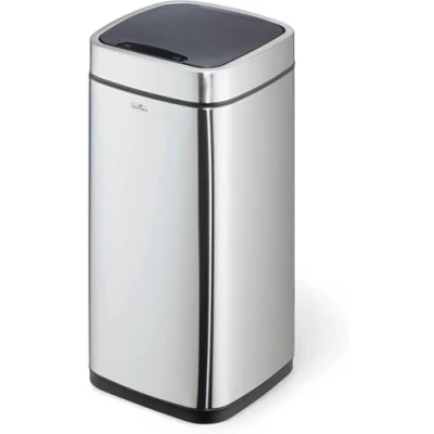 Imagen de Durable 342223 Papelera con sensor NO TOUCH, cubo interior, 21 litros, plata