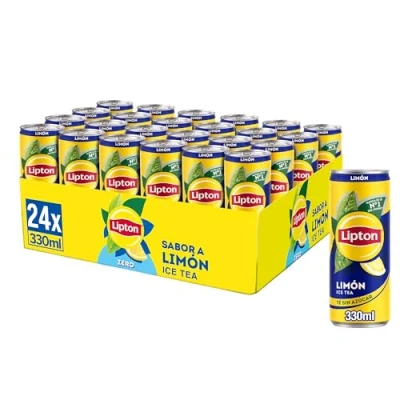 Imagen de Lipton Limón 330ml, Refresco de Té, Pack 24 x 330 ml