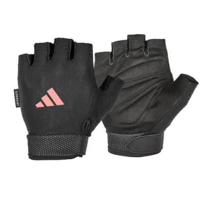 Imagen de adidas Guantes Ajustables Esenciales, Rosado, L 20 21.5 cm Alrededor de la Palma