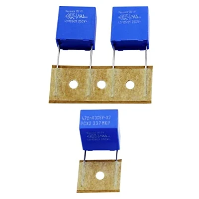 Imagen de Phoenix MKP 10x condensador antiparasitario para lámparas LED 0,47µF 305V tensión alterna X2 antiparpadeo