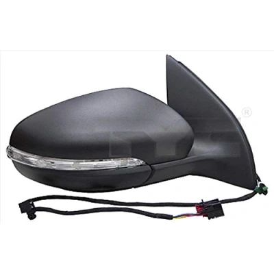 Imagen de Espejo retrovisor Tyc 337 0171 derecha para ajuste elect. espejo, convexo, calefactable VOLKSWAGEN: GOLF 6