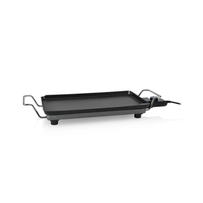 Imagen de Princess 102240 Plancha Table Chef Superior Classic, Revestimiento antiadherente de triple capa, 2500 W, superficie 46 x 26 cm, aluminio fundido, asas frías al tacto, termostato regulable, Negro